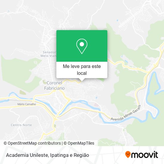 Academia Unileste mapa