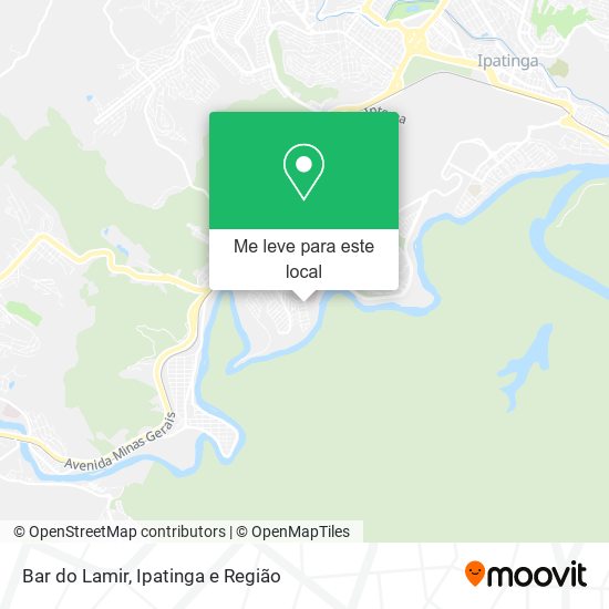 Bar do Lamir mapa