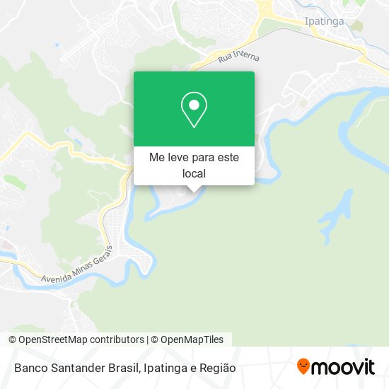 Banco Santander Brasil mapa