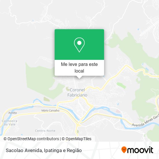 Sacolao Avenida mapa