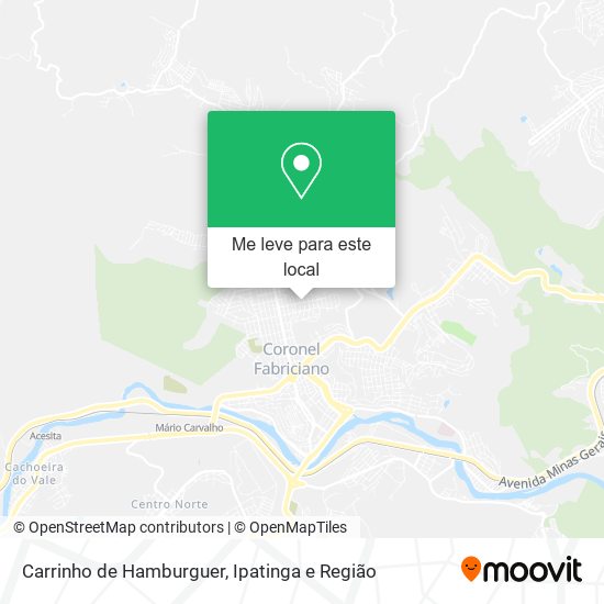 Carrinho de Hamburguer mapa