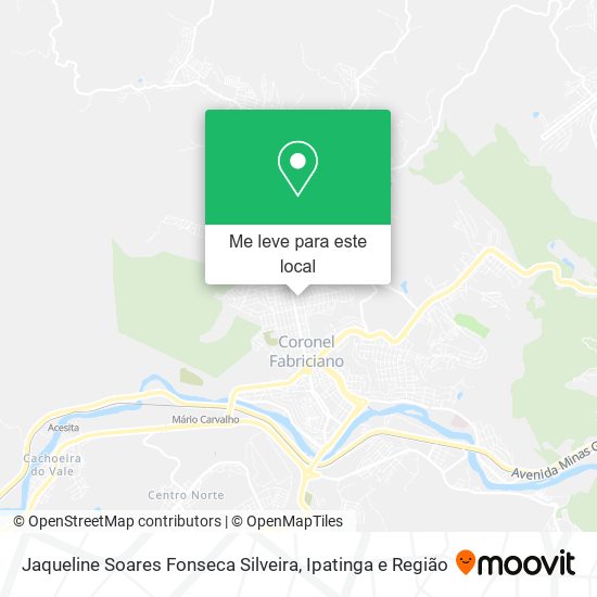 Jaqueline Soares Fonseca Silveira mapa