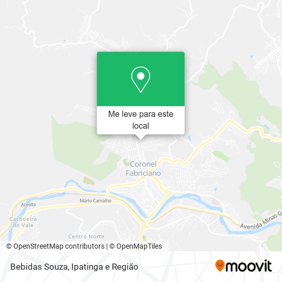 Bebidas Souza mapa