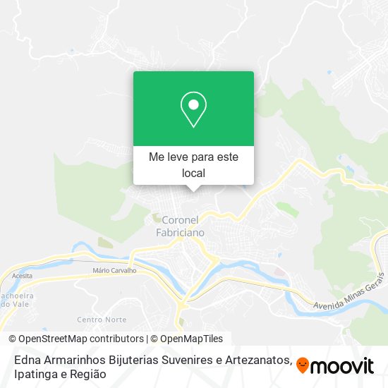 Edna Armarinhos Bijuterias Suvenires e Artezanatos mapa