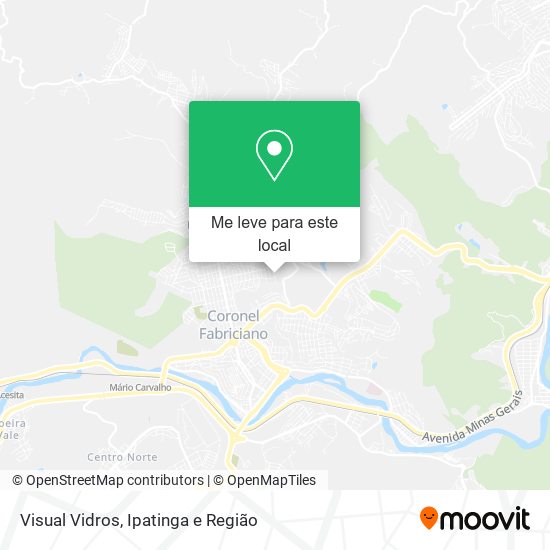 Visual Vidros mapa