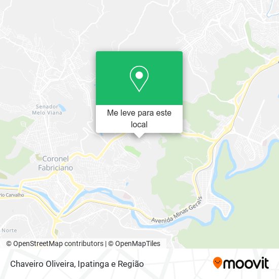 Chaveiro Oliveira mapa