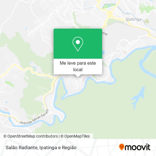 Salão Radiante mapa