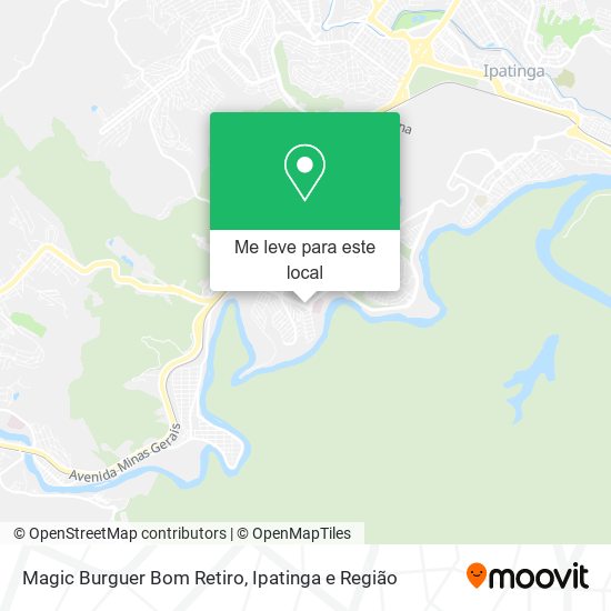 Magic Burguer Bom Retiro mapa