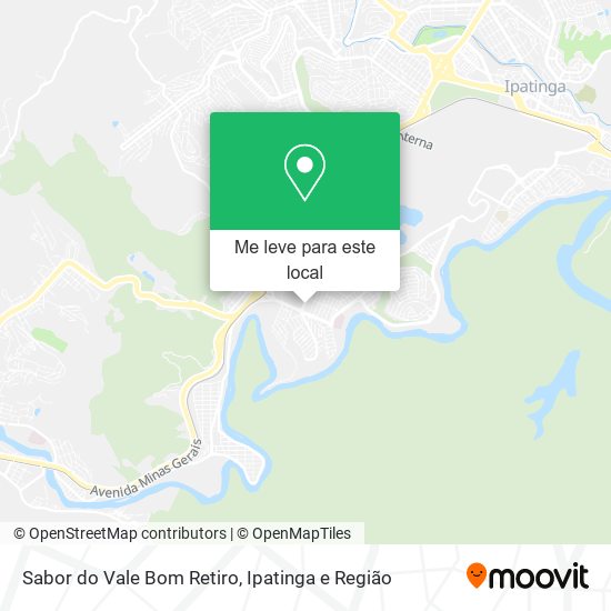 Sabor do Vale Bom Retiro mapa