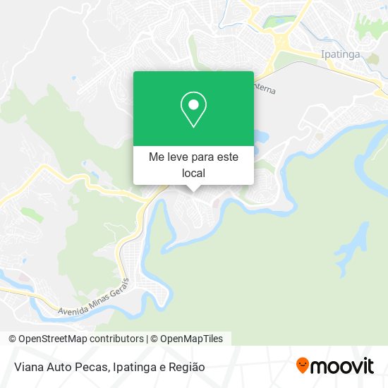 Viana Auto Pecas mapa