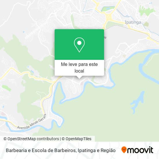 Barbearia e Escola de Barbeiros mapa