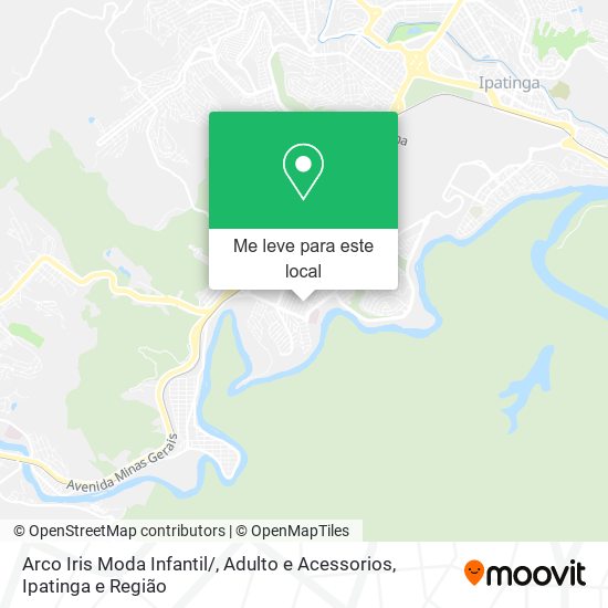 Arco Iris Moda Infantil / , Adulto e Acessorios mapa