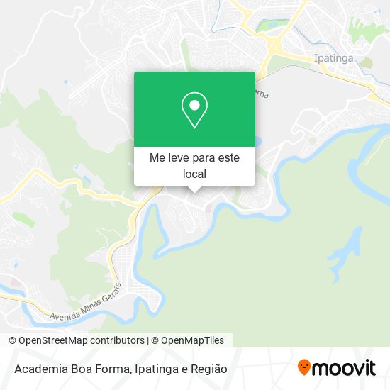 Academia Boa Forma mapa