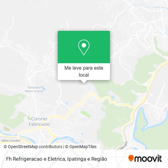 Fh Refrigeracao e Eletrica mapa