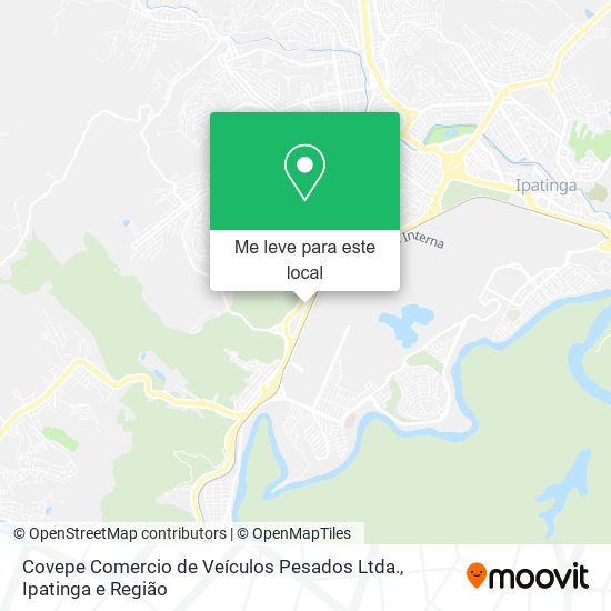 Covepe Comercio de Veículos Pesados Ltda. mapa