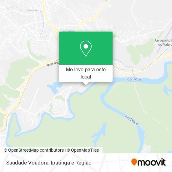 Saudade Voadora mapa