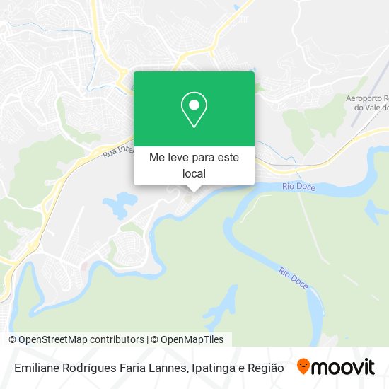 Emiliane Rodrígues Faria Lannes mapa