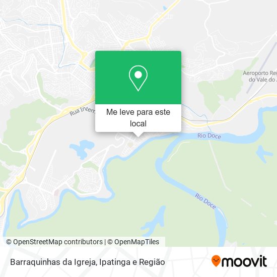 Barraquinhas da Igreja mapa