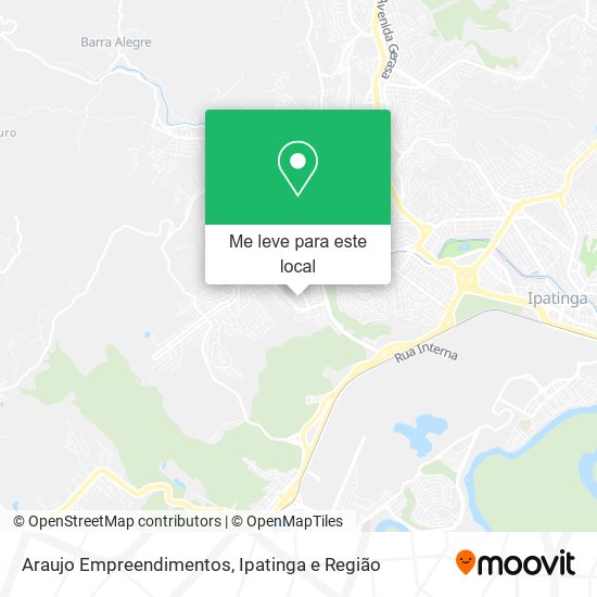 Araujo Empreendimentos mapa