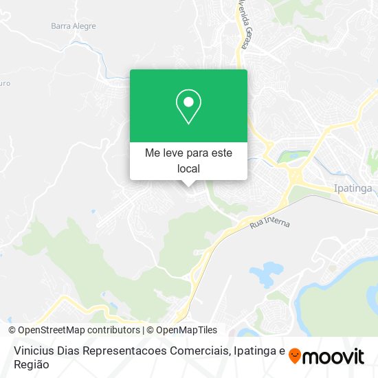 Vinicius Dias Representacoes Comerciais mapa