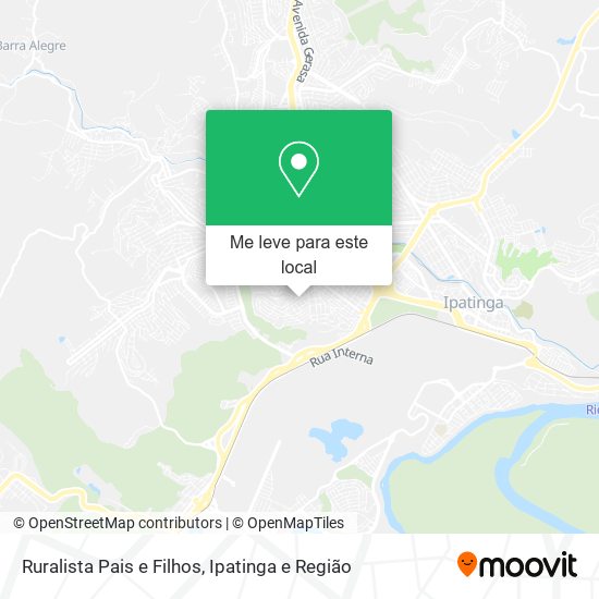 Ruralista Pais e Filhos mapa