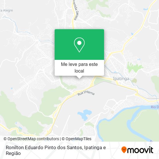 Ronilton Eduardo Pinto dos Santos mapa