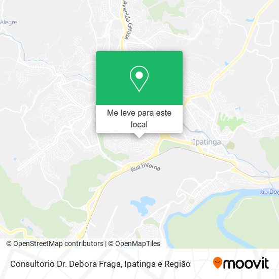 Consultorio Dr. Debora Fraga mapa