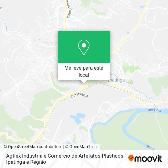 Agflex Industria e Comercio de Artefatos Plasticos mapa