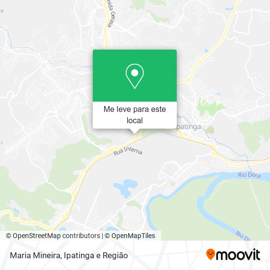 Maria Mineira mapa