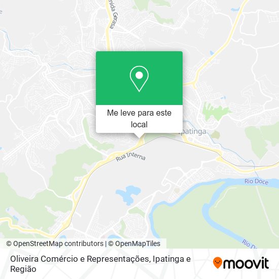 Oliveira Comércio e Representações mapa