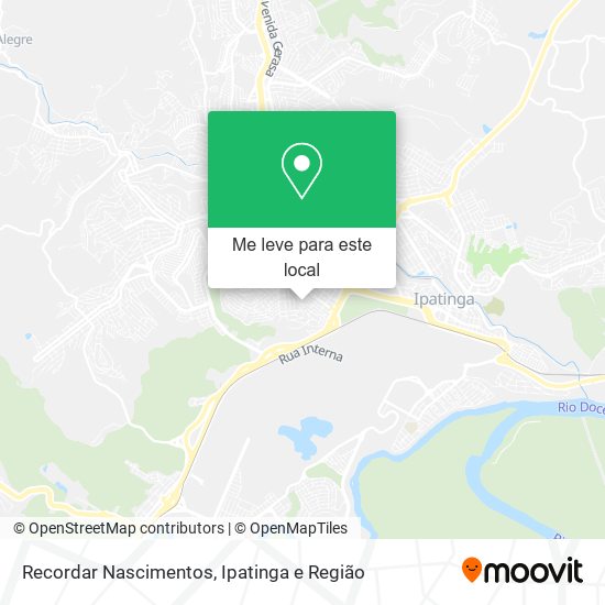 Recordar Nascimentos mapa