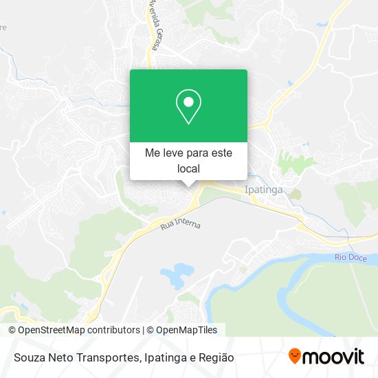 Souza Neto Transportes mapa