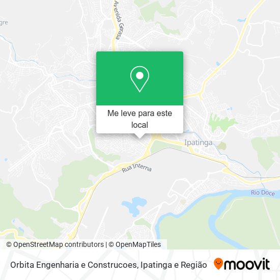 Orbita Engenharia e Construcoes mapa