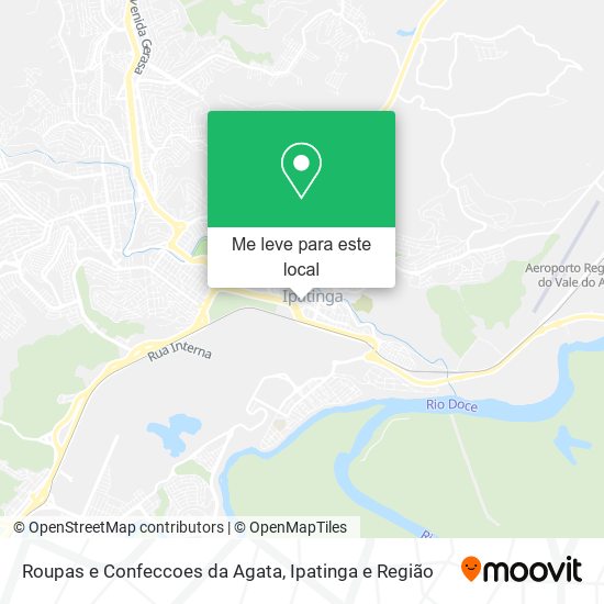 Roupas e Confeccoes da Agata mapa