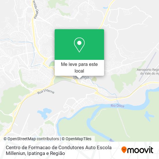 Centro de Formacao de Condutores Auto Escola Milleniun mapa