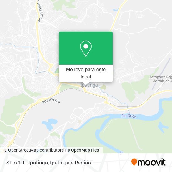Stilo 10 - Ipatinga mapa