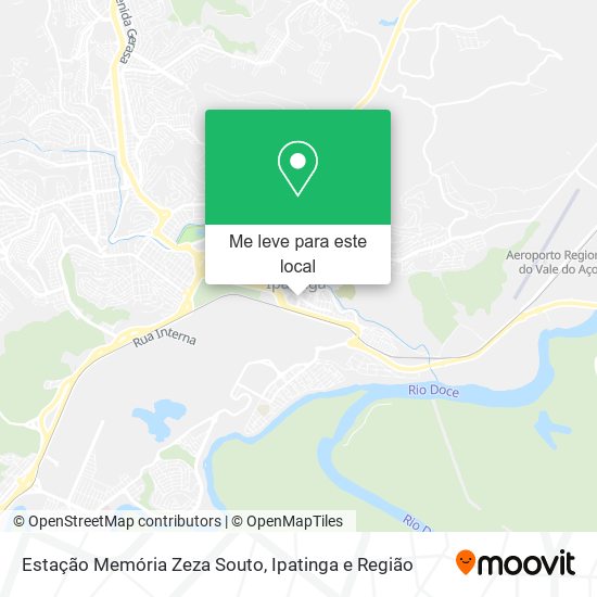 Estação Memória Zeza Souto mapa