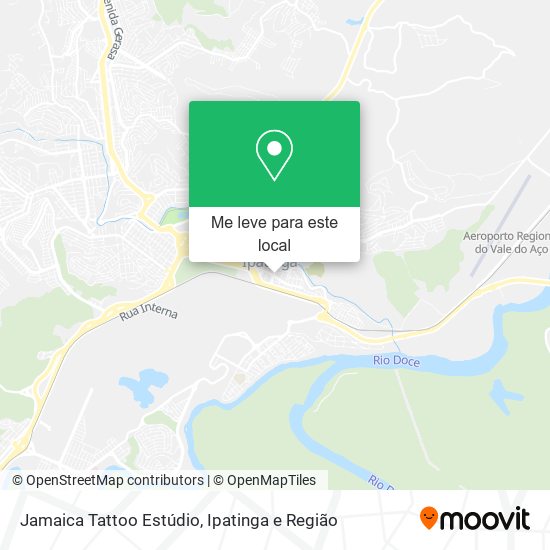 Jamaica Tattoo Estúdio mapa