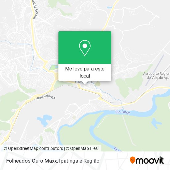 Folheados Ouro Maxx mapa