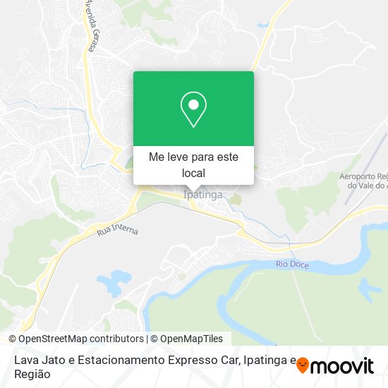 Lava Jato e Estacionamento Expresso Car mapa