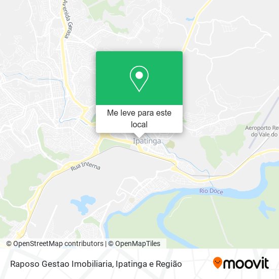 Raposo Gestao Imobiliaria mapa