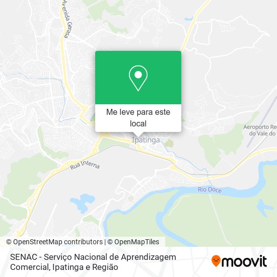 SENAC - Serviço Nacional de Aprendizagem Comercial mapa