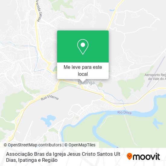 Associação Bras da Igreja Jesus Cristo Santos Ult Dias mapa
