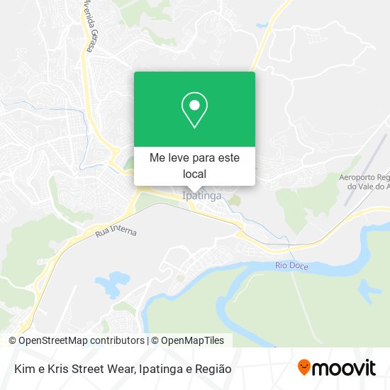 Kim e Kris Street Wear mapa