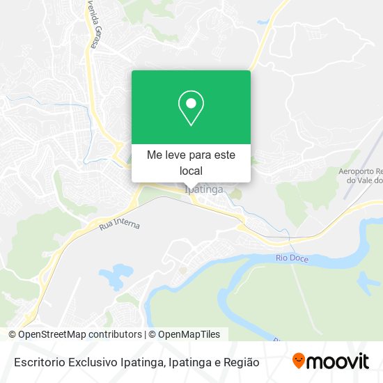 Escritorio Exclusivo Ipatinga mapa