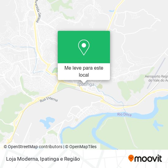 Loja Moderna mapa