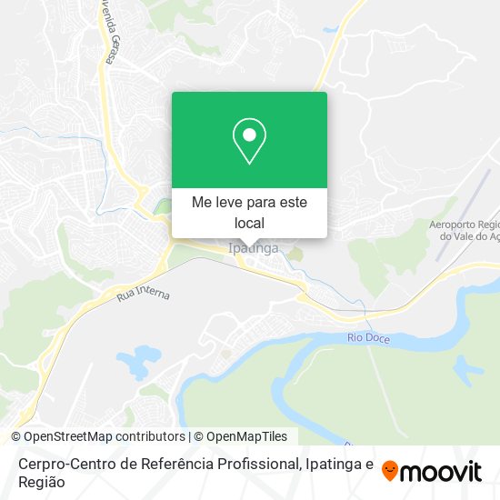 Cerpro-Centro de Referência Profissional mapa