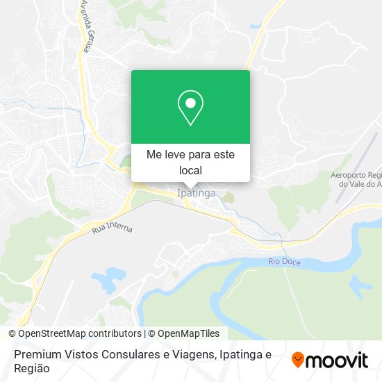 Premium Vistos Consulares e Viagens mapa