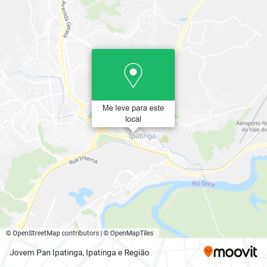 Jovem Pan Ipatinga mapa