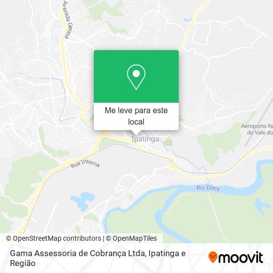 Gama Assessoria de Cobrança Ltda mapa